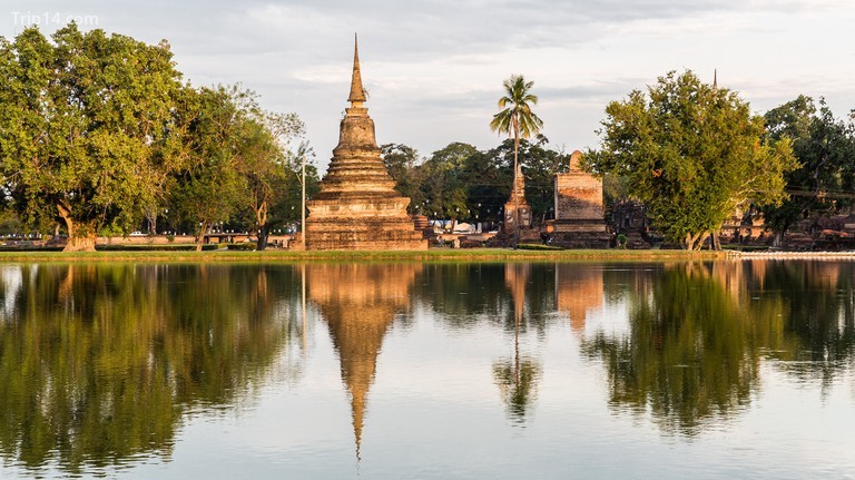 Tàn tích bên dòng nước, Sukhothai - Trip14.com